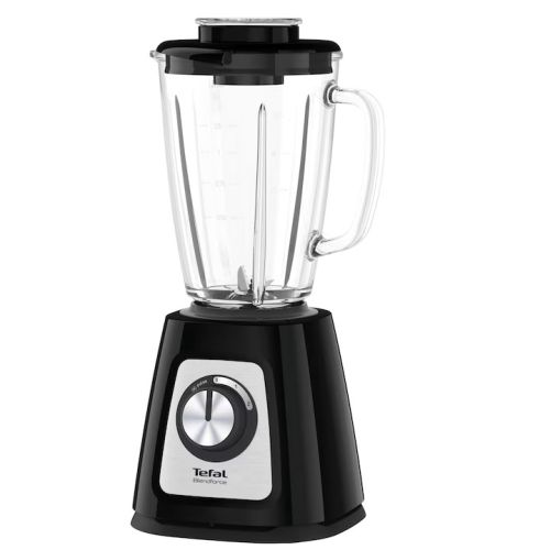 Блендер Tefal BL438831 Blendforce 2 Glass – 800W, стъклена кана 1.75L, Powelix остриета, мелачка + чопър