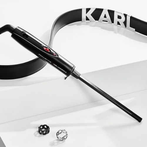 Маша Rowenta CF311LF0 Karl Lagerfeld – 10 mm тънък цилиндър, Keratin & Shine, 180°C, 30 сек нагряване