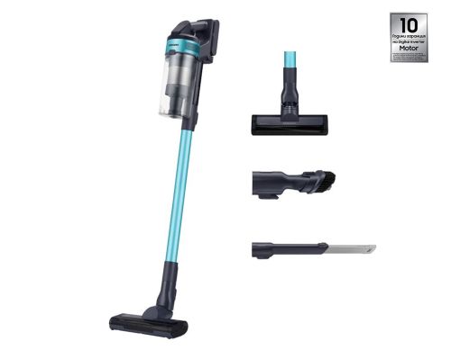 Samsung Jet 60 Turbo VS15A6031R1/GE – Безжична прахосмукачка 150W, Jet Fit четка, 40 мин работа, 0.8L, Mint