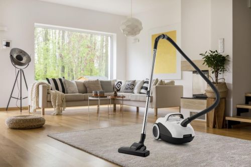 Прахосмукачка Gorenje VCE21G4EW с торба – 750 W, 3 L, HEPA филтър, телескопична тръба