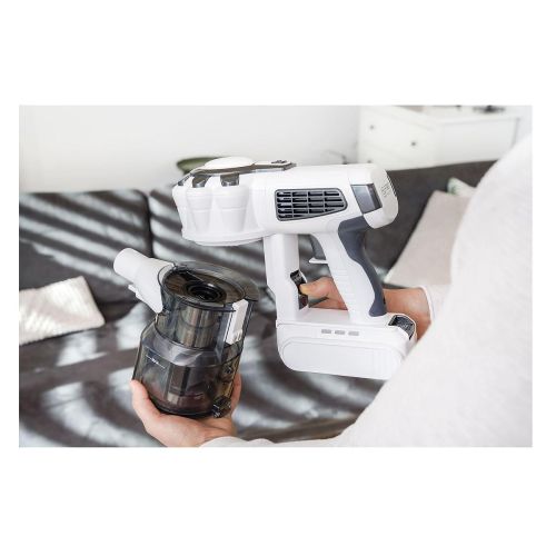 Акумулаторна прахосмукачка 2 в 1 FIRST FA-5541-4 GR – без кабел, 22.2 V Li-ion, LED четка, циклонна филтрация