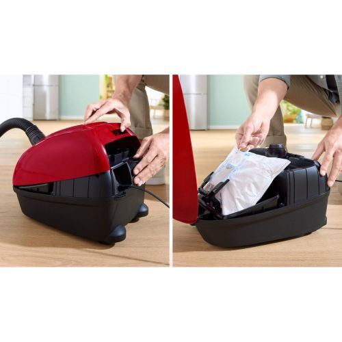 Прахосмукачка Heinner HVC-MGRY1400-V2 с торба – 700 W, 3 L, HEPA 12 филтър, телескопична метална тръба