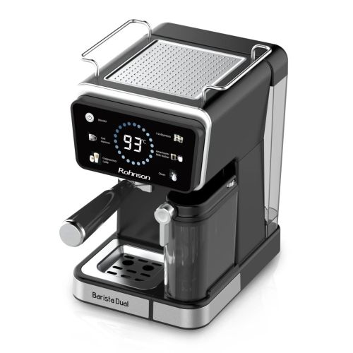 Кафемашина Rohnson R-98082 Hot&Cold Barista Dual – 20 bar, 1350 W, горещо и студено еспресо, автоматична пяна