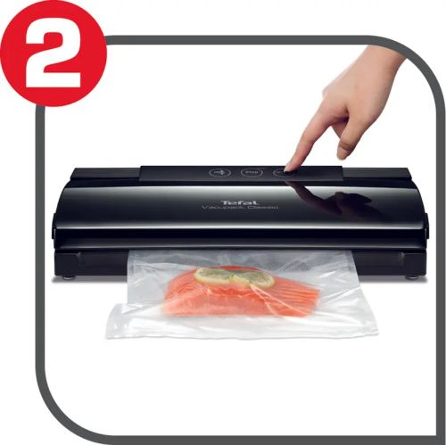 Вакуум машина за храна Tefal Classic VT254070 VacuPack Classic – автоматично вакуумиране и запечатване, 110 W, 18 торбички