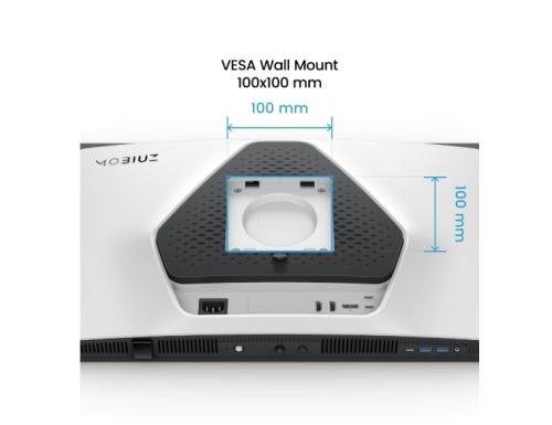 Монитор BenQ EX271UZ 27" 4K 166 PPI 240Hz MOBIUZ OLED Gaming Monitor, EX271UZ WHITE