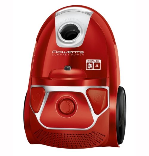 Прахосмукачка Rowenta RO3953EA, Compact Power parquet ACAA, 75db, H+ bag, SPA upgrade suction head, TTM + XL with brush, parquet + crevice tool 2 in 1 + upholstery nozzle, color red