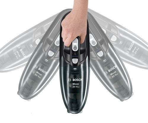 Прахосмукачка Bosch BHN24L, Rechargeable Vacuum Cleaner, Move Lithium 24Vmax; 21.6V; Charging time 5h; Dust container 0.3l; Working 45 min; Black