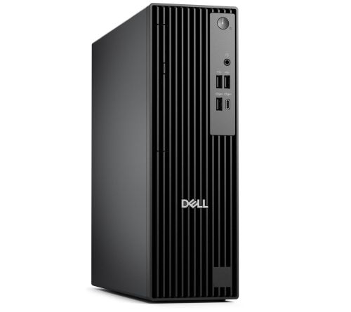 Настолен компютър Dell Pro Slim QCS1255, AMD Ryzen 7 8700G (16 TOPS NPU, 8 cores, up to 5.1GHz), 16 GB: 1 x 16 GB, DDR5, up to 4800 MT/s, 512GB SSD, Integrated Graphics, Wi-Fi 6, Bulgarian Keyboard&Mouse, 180W, Win 11 Pro, 3Y PS