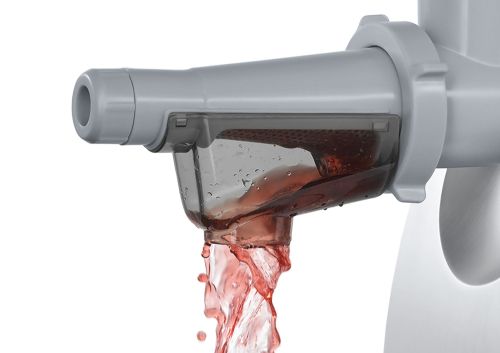 Месомелачка Bosch MFW67450, Meat mincer, ProPower 2000W, 3,5 kg/min, nr. 8, 3 sieves, kebbe attachment, juice extractor, reverse function, fruit press