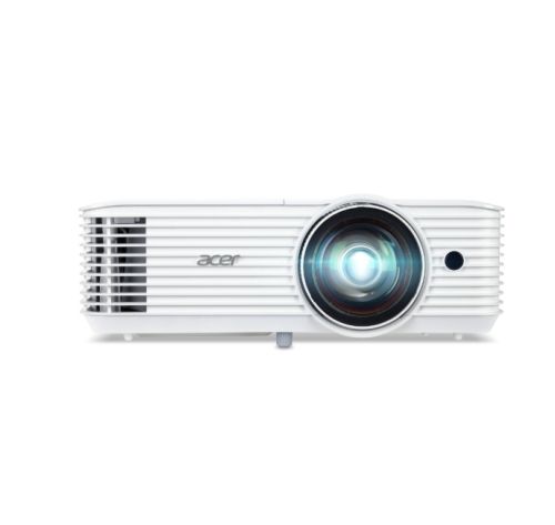 Мултимедиен проектор Acer Projector S1387, DLP, Short Throw, WXGA (1280x800), 4000 ANSI Lumens, 20,000:1 Dynamic Black, HDMI 3D Ready, 2? HDMI (1.4b), DC Out (5V/1A, USB-A), RS232, Speaker 16W, Bluelight Shield, 3.1 kg, 3Y, White