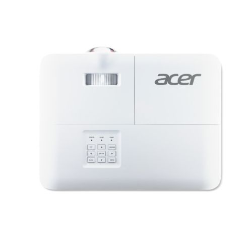 Мултимедиен проектор Acer Projector S1387, DLP, Short Throw, WXGA (1280x800), 4000 ANSI Lumens, 20,000:1 Dynamic Black, HDMI 3D Ready, 2? HDMI (1.4b), DC Out (5V/1A, USB-A), RS232, Speaker 16W, Bluelight Shield, 3.1 kg, 3Y, White