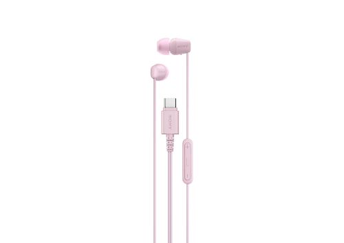 Слушалки Sony Headset IER-EX15C USB-C, Pink