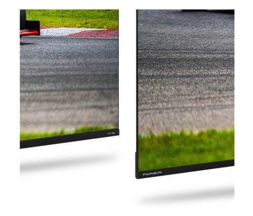 Телевизор Thomson Smart QLED Pro TV 65"; Google TV; 3840 x 2160 (4K UHD), DLED, 144 Hz, DVB-T/T2/C/S/S2, HDR10, Wi-Fi, Bluetooth, LAN, HDMI 4 (2.1), USB 2 (2.0) + 1 (3.0), Central Swivel Stand, Black