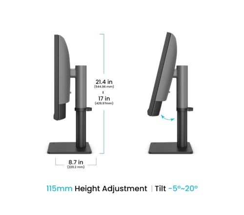 Монитор BenQ PD2706QN, 27", 100Hz, QHD IPS, AQCOLOR, Designer, Pantone, Nano Matte Panel, HDR10, 100% sRGB, Card Reader, HDMI (2.0), DP (1.4), USB-C (DP alt. PD 90W), USB Hub, 3.5 Jack, 2x 3W, Pivot, Height adj. 115mm, VESA 100