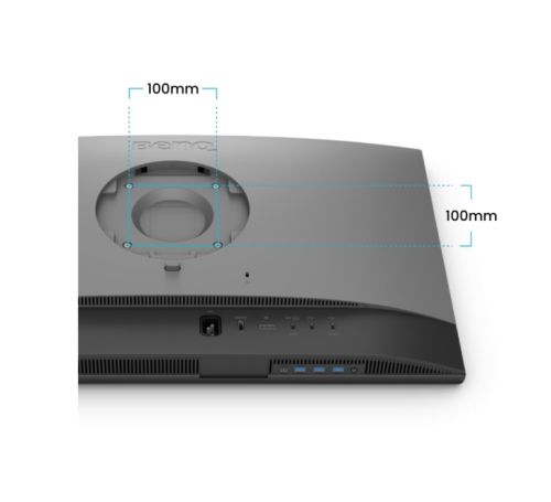 Монитор BenQ PD2706QN, 27", 100Hz, QHD IPS, AQCOLOR, Designer, Pantone, Nano Matte Panel, HDR10, 100% sRGB, Card Reader, HDMI (2.0), DP (1.4), USB-C (DP alt. PD 90W), USB Hub, 3.5 Jack, 2x 3W, Pivot, Height adj. 115mm, VESA 100