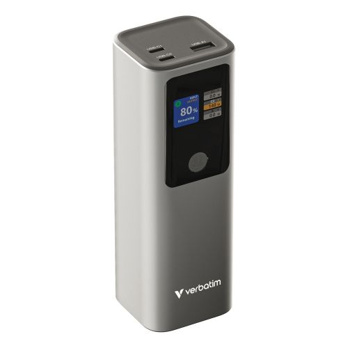 Външна батерия Verbatim Charge 'n' Go Power Bank 27000mAh 183W Grey
