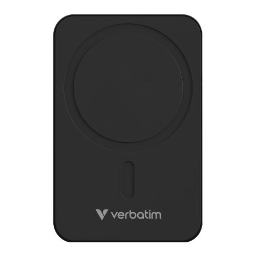 Външна батерия Verbatim Charge 'n' Go Essentials Power Bank Magnetic Wireless 20000mAh Black