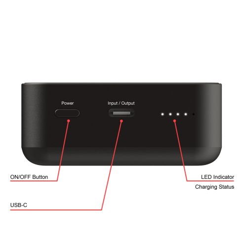 Външна батерия Verbatim Charge 'n' Go Essentials Power Bank Magnetic Wireless 20000mAh Black