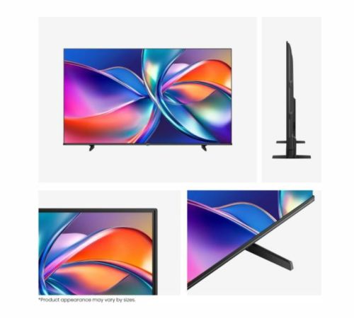Телевизор Hisense 55" E7Q, 4K Ultra HD 3840x2160, QLED, Quantum Dot, HDR 10+, HLG, Dolby Vision, DTS Virtual X, Smart TV, WiFi, Light Sensor, BT, Anyview Cast, 3xHDMI, 2xUSB, LAN, CI+, DVB-T2/C/S2, Black