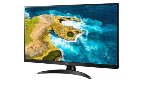 Монитор LG 27TQ615S-PZ, 27.0" IPS, Smart webOS, TV Tuner DVB-T2/C /S2, 1000:1, Mega DFC, 250cd, Full HD (1920 x 1080), Wi-Fi, LAN, AirPlay, HDMI, CI Slot, USB 2.0, Bluetooth, AI Sound, Speakers, Black