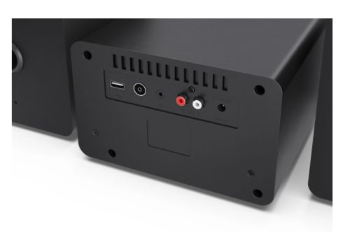 Аудио система Sharp Audio Systems XL-B514(BK), HI-FI MICRO SYSTEM, 40W (peak), FM radio with RDS,  Bluetooth v5.0, CD player, USB MP3 playback, 3.5mm Headphone jack / line-out, wooden speaker, Black