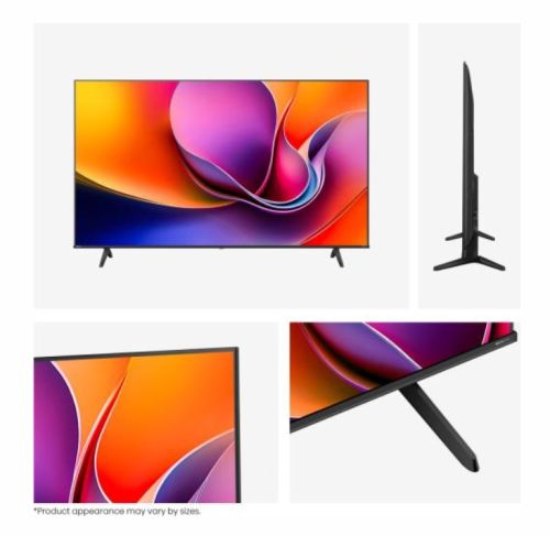Телевизор Hisense 43" A6Q, 4K Ultra HD 3840x2160, DLED, DFA, Precision Colour, HDR 10+, HLG, Dolby Vision,Light sensor, Smart TV, WiFi, BT, AnyView Cast, Gaming Mode, 1xHDMI2 eArc, 3xHDMI, 2xUSB, LAN, CI+, DVB-T2/C/S2, Black