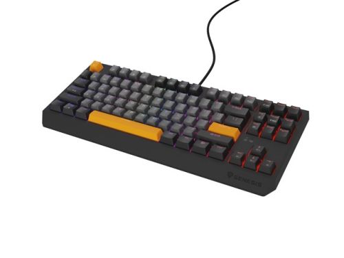Клавиатура Genesis Gaming Keyboard Thor 230 TKL Anchor Gray Negative US RGB Mechanical Outemu Red