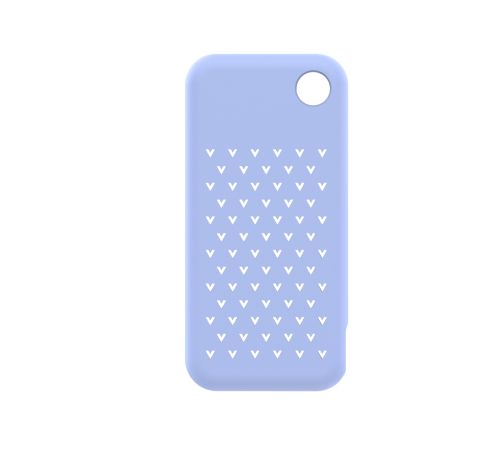 Твърд диск Verbatim Pocket SSD USB 3.2 Gen 2 1TB White/Light Blue incl. two rubber sleeves