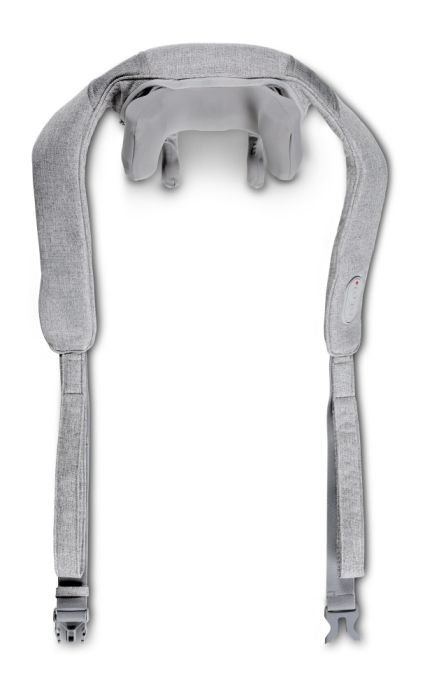 Масажор Beurer MG 154 3D Battery-Powered Neck Massager, 4 massage heads + 2 massage fingers;  2 speed; Hands-free; Automatic switch-off; Heat function; Washable removable cover