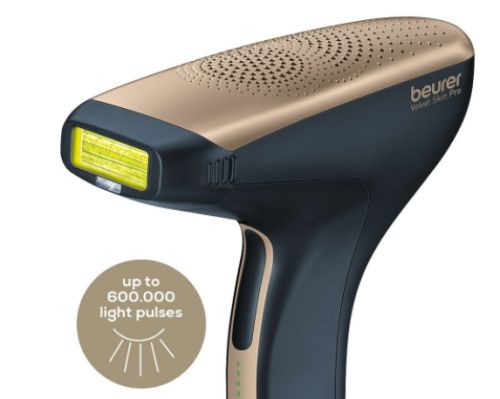 Фотоепилатор Beurer IPL 8800 Velvet Skin Pro Hair-remover, battery powered, Auto flash, 4.5 cm2, 1 attachment 2 cm2, 600 000 pulses, safe skin sensor, UV filter, 6 energy levels, black