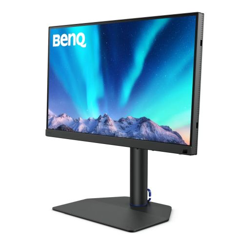 Монитор BenQ SW272Q 27" IPS, 2K, 2560x1440 2K, 300 cd/m2, Photographer Monitor, 100% sRGB, 99% Adobe RGB, 99% P, Hard.Calubrat., 1.07 billion colors, HDMI 2.0 x2, DP 1.4,USB-Type C x1 (90W PDelivery), USB 3.1 Hub, 16 bit 3D LUT, HDR10/HLG,HAdj. 140mm,Tilt