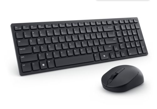 Комплект Dell Pro Compact Silent Keyboard and Mouse - KM555 - US International (QWERTY)
