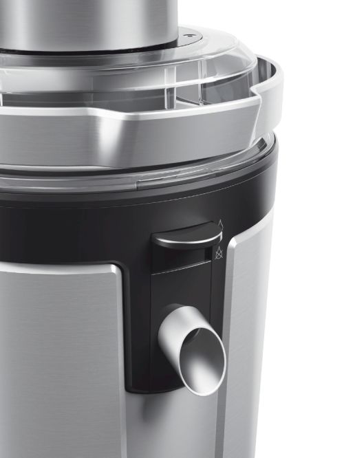Сокоизстисквачка Bosch MES4010, Centrifugal juicer 1200 W, 3 speeds, 3 lt pulp container, 1.5 ltr juice container & foam separator, XXL feeding tube (84 mm), ceramic knife, electropolished stainless steel sieve, die-cast aluminum body and clamps, juice ou