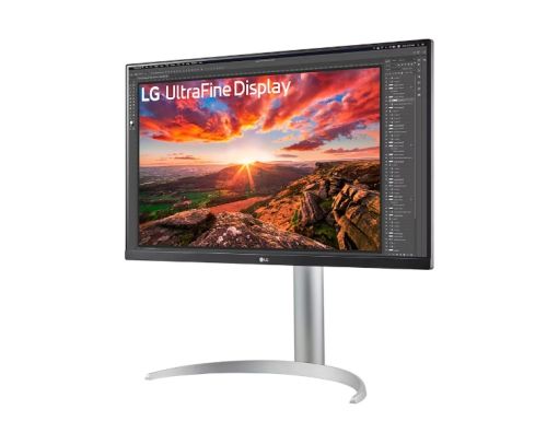 Монитор LG 27UP850K-W, 27" UltraFine UHD, IPS 4K , 5ms, 1200:1, 400cd/m2, 3840 x 2160, DCI-P3 95%, HDR 400, HDMI, USB-C, PD- 96 W, DisplayPort, Reader mode, Dynamic Action Sync, Tilt, Height (Range), Swivel, Speacers 2x5W, LG Switch, Black