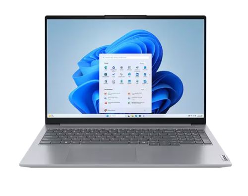 Лаптоп Lenovo ThinkBook 16 G7 AMD Ryzen 5 7535HS (up to 4.55GHz, 16MB),16GB DDR5-4800, 512GB SSD, 16" WUXGA (1920x1200) IPS AG, Integrated AMD Graphics, FHD&IR Cam, Backlit KB, 3 cell, WLAN, BT, FPR, DOS, 3Y Onsite