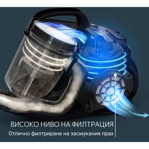 Прахосмукачка Rowenta RO3726EA Vac Cleaner Compact Power Cyclon