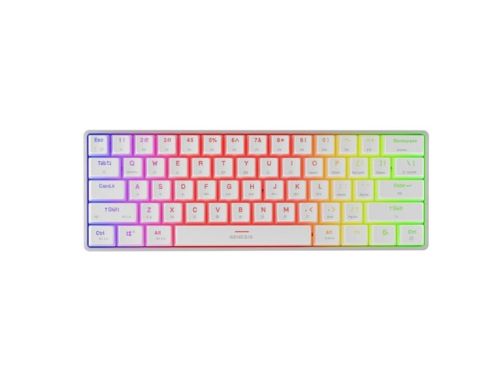 Клавиатура Genesis Mechanical Gaming Keyboard Thor 660 G2 Wireless RGB Backlight WHITE GATERON RED