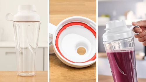 Блендер Bosch MMB2111T, Blender VitaPower Series 2, 0,6 L, 450 W, ToGo bottle from Tritan, Silver