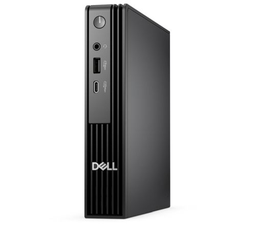 Настолен компютър Dell Pro Micro QCM1255, AMD Ryzen 5 8500GE (6 cores, up to 5.0GHz), 16 GB: 1 x 16 GB, DDR5, up to 4800 MT/s, 512GB SSD, Integrated Graphics, Wi-Fi 6, Bulgarian Keyboard&Mouse, 65W, Win 11 pro, 3Y PS