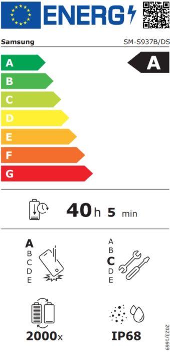 Мобилен телефон Samsung SM-S937B GALAXY S25 Edge 5G 256GB 12GB Titanium Icyblue