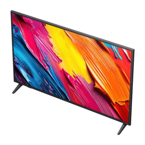 Телевизор LG 43QNED70A6A, 43" 4K QNED HDR Smart TV, 3840x2160, DVB-T2/C/S2, Alpha 7 AI Processor, HDR10 / HLG, webOS 25 ThinQ, VRR / ALLM / HGiG, 4K Upscaling, WiFi 5, Voice ID, Bluetooth 5.0, AirPlay 2, LAN, CI, HDMI, SPDIF, Google Cast, 2 pole Stand