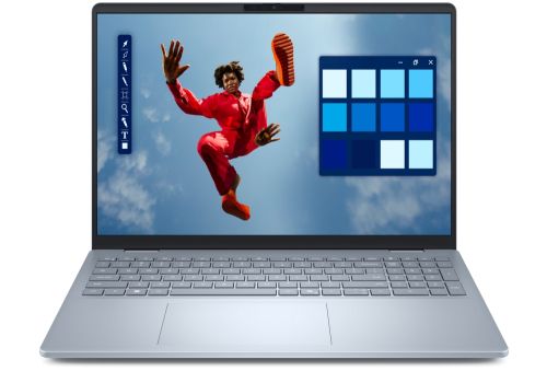 Лаптоп Dell 16 Plus DB16250, Intel Ultra 7 256V (47 TOPS NPU, 8 cores, up to 4.8 GHz), 16.0" 2.5K (2560x1600) Mini-LED Touch HDR 600 90Hz, 16 GB: LPDDR5x, 8533 MT/s (onb), 512GB M.2 SSD, Intel Arc, FHD Cam and Mic, Wi-Fi 7, FPR, Backlit Kb, Win11 Pro, Ice