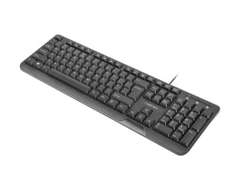 Клавиатура Natec Keyboard Trout US Layout Slim, Black 