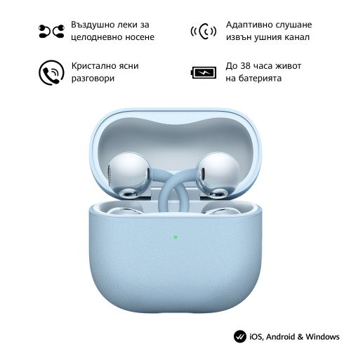Слушалки Huawei FreeClip 2 Robin-T10 Blue