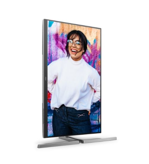 Монитор AOC U32U3CV, 31.5" Nano IPS WLED, 3840x2160@60Hz, 4ms GtG, 400cd m/2, 1000:1, 50M:1 DCR, Adaptive Sync, FlickerFree, Anti Blue Light, 3Wx2, Tilt, Height Adjust, Pivot, Swivel, 2xHDMI, DP, USB hub