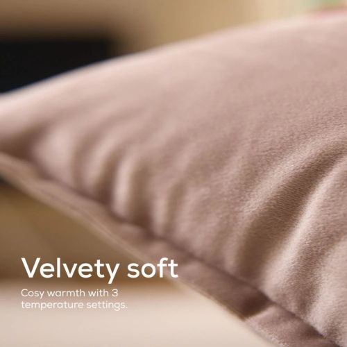 Термоподложка Beurer HK 77 Heaty smokey-taupe;lithium-ion battery; Soft velvet cushion cover machine-washable at 30°C; 3 temperature settings; Fast heating; BSS; 45(L)x45(W) cm