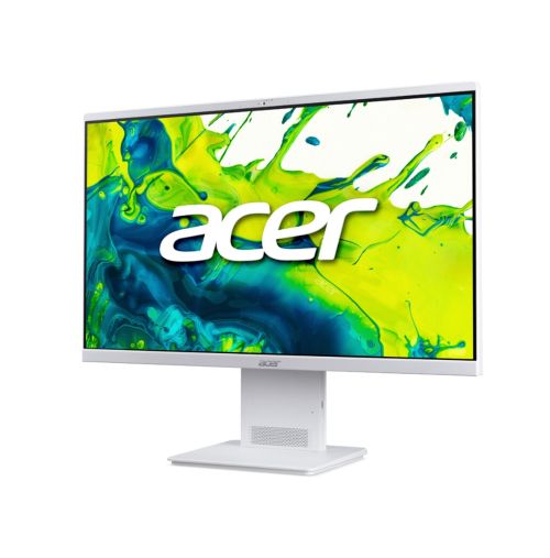 Настолен компютър - всичко в едно Acer Aspire S24-B, 23.8'' AiO FHD (1920x1080) IPS 144Hz, Intel Core Ultra 7 155H (up to 4.80GHz, 24MB), 16GB DDR5, 1TB SSD, Intel Arc Graphics, no DVD, WiFi 7 & BT 5.4, 90W AC adapter, FHD IR cam, KBD & Mouse Wireless, No