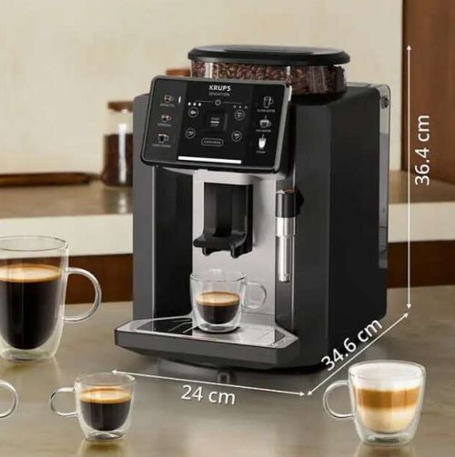 Кафеавтомат Krups EA910A10 Auto Sensation Blk/Nube