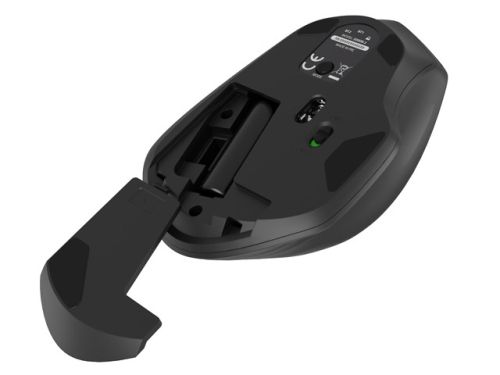 Мишка Natec Mouse Siskin Wireless 1600DPI 2.4GHz + Bluetooth 5.0 Optical Black