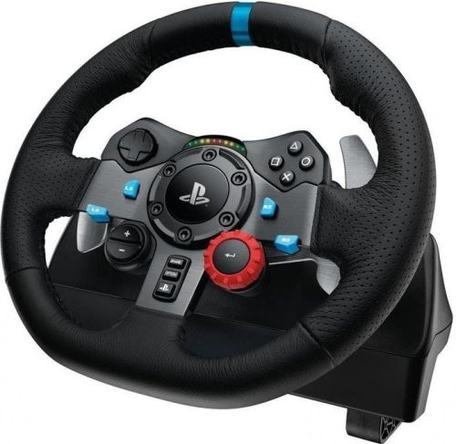 Волан Logitech G29 Driving Force Racing Wheel for PlayStation 5 and PlayStation 4 - Black,  Astro A10, PS5/PS4 - White